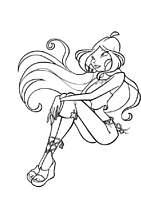 coloriage winx reve